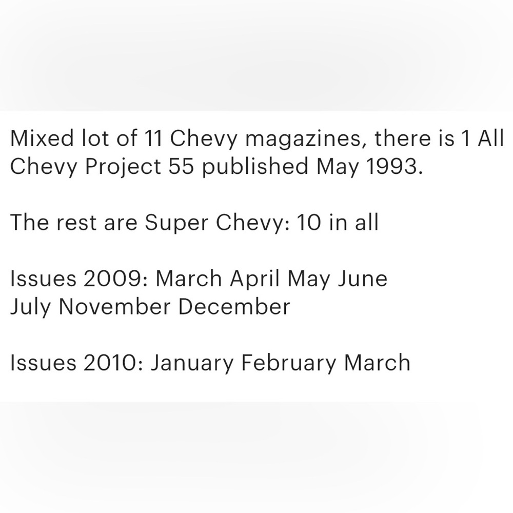 Super Chevy Magazine Collection - Picture 11 of 11